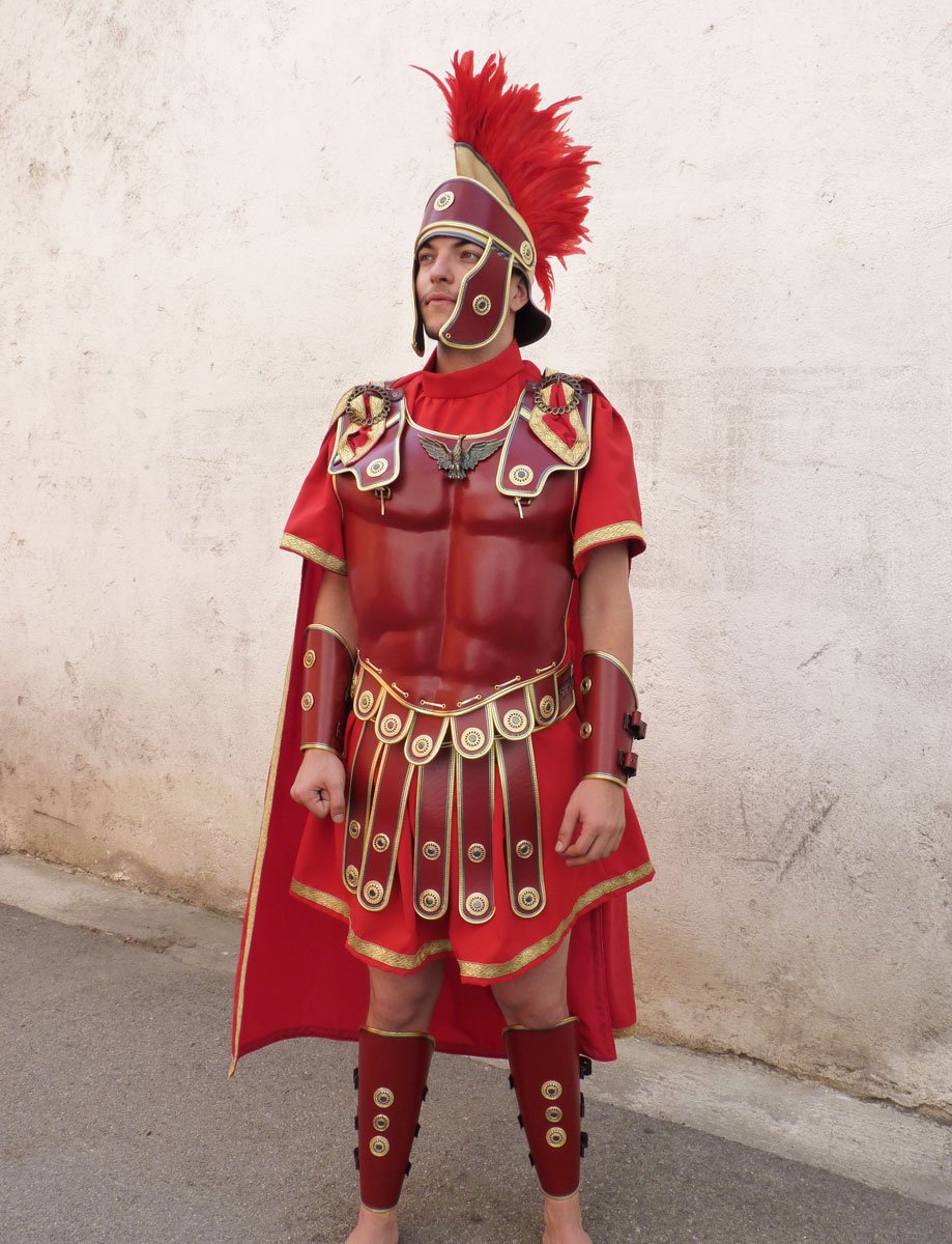 Armure Romaine Rouge Location De Costumes